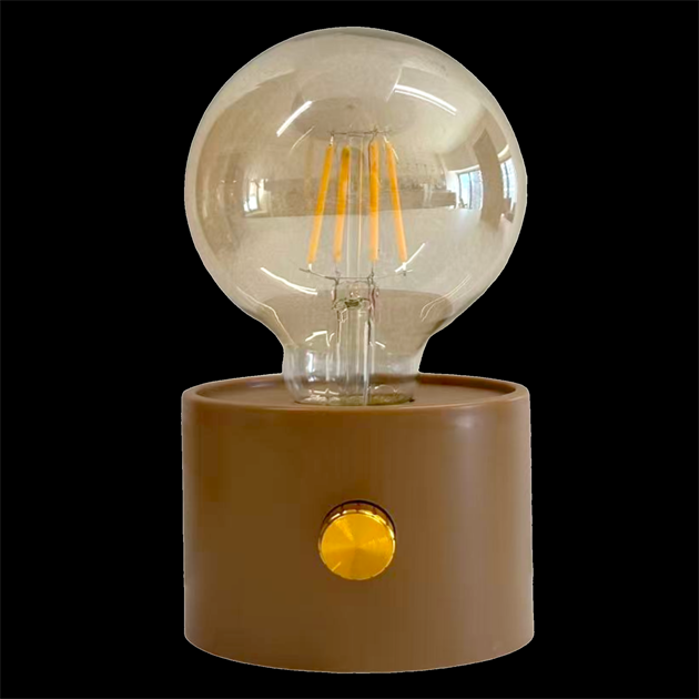 NO CABLE BATTERY brown bordslampa LED